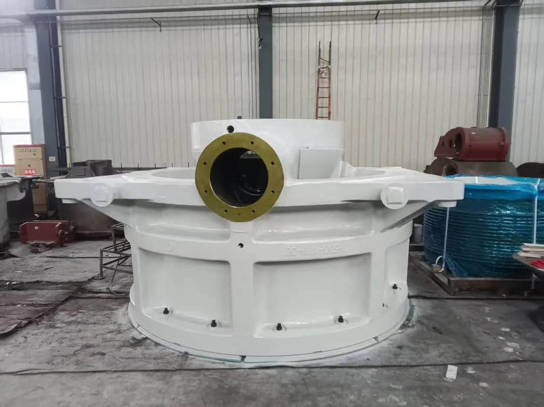 Shipped: machined lower frame for a 60-89 MK-I gyratory crusher
